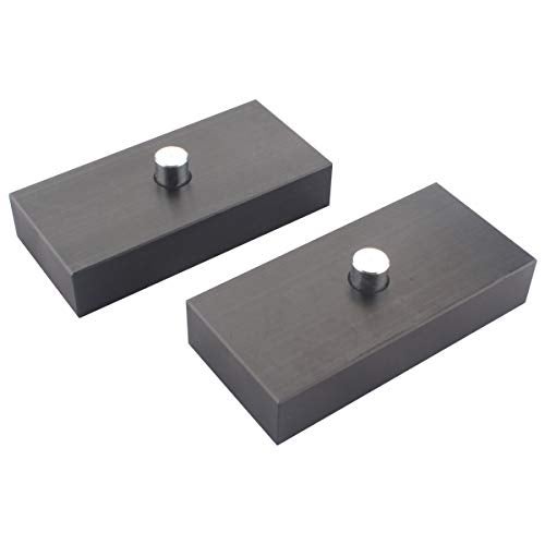 DCVAMOUS Black 1" Rear Leveling Lift Kit Compatible with Ford F250 F350 - Level Lift Blocks (Raise Vehicle 1 Inch) for 1999-2023 F250 F350 Superduty 2WD 4WD | 2000-2005 Excursion 2WD 4WD - Image 5