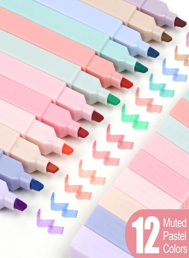 Utron 12pcs Bible Highlighters, Pastel Highlighter Set, No Bleed Bible Highlighters (12 Color) - Image 2