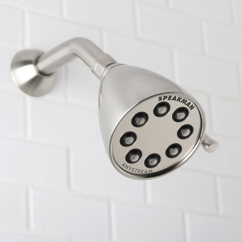 Speakman رأس دش سبيكمان S-2251-BN أيقونة التوقيع أنيستريم عالي الضغط قابل للتعديل من النحاس الصلب بلمسة نهائية من النيكل المصقول - Image 4