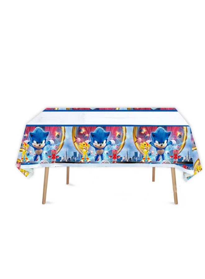 Kidzilla 120 PCS Sonic the Hedgehog Birthday Party Supplies Kit for Kids – Video Game Theme Party Decorations Set with Plates, Cups, Napkins, Banner, Tablecloth, Hats, Masks, Loot Bags & Party Favors - Image 4