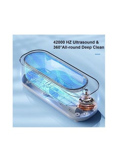 Spaceshoop Ultrasonic Jewelry Cleaner Portable Professional Cleaner for Eye Glasses Watches Earrings Ring Necklaces Coins Razors Batteries Not Included  - Image 4