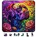 Qiuenisray Wooden Puzzles for Adults Painted Labrador Jigsaw Puzzle 200 Pieces FSC Certified Unique Shape Animal Wood Adult Puzzles Best Gift for Family Game 112x112 in - Image 2