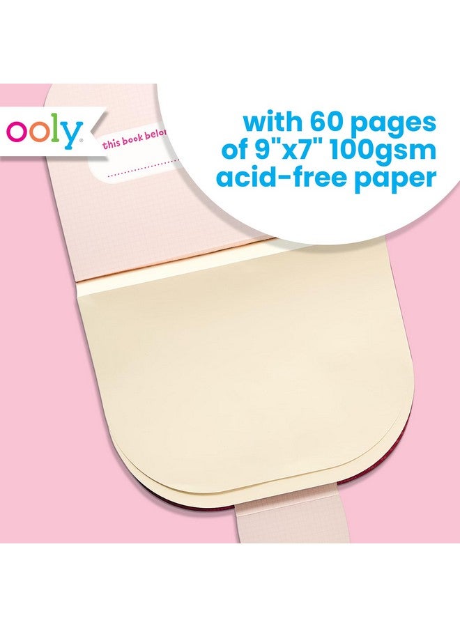 أولي دفتر رسم محمول للأطفال من OOLY، 60 صفحة، 9 × 7 بوصات، دفتر رسم محمول، لوحة رسم للسفر - قطة - Image 4