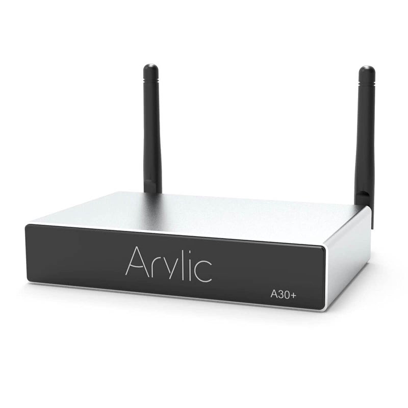 Arylic مضخم صوت ستيريو لاسلكي WiFi وبلوتوث 50 2 قناة فئة D صغير للمنازل مع دعم سبوتيفاي وأير بلاي 1 متعدد الغرف والمناطق مضخم صوت رقمي AmpUp2stream A30
