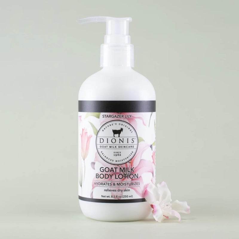Dionis - Goat Milk Skincare Scented Lotion (8.5 oz) - Moisturize Dry Skin, Great For All Skin Types, Made in the USA - Cruelty-free and Paraben-free (Stargazer Lily) - Image 5