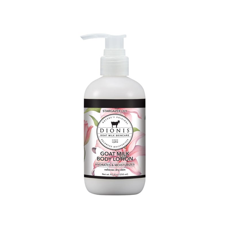 Dionis - Goat Milk Skincare Scented Lotion (8.5 oz) - Moisturize Dry Skin, Great For All Skin Types, Made in the USA - Cruelty-free and Paraben-free (Stargazer Lily) - Image 1