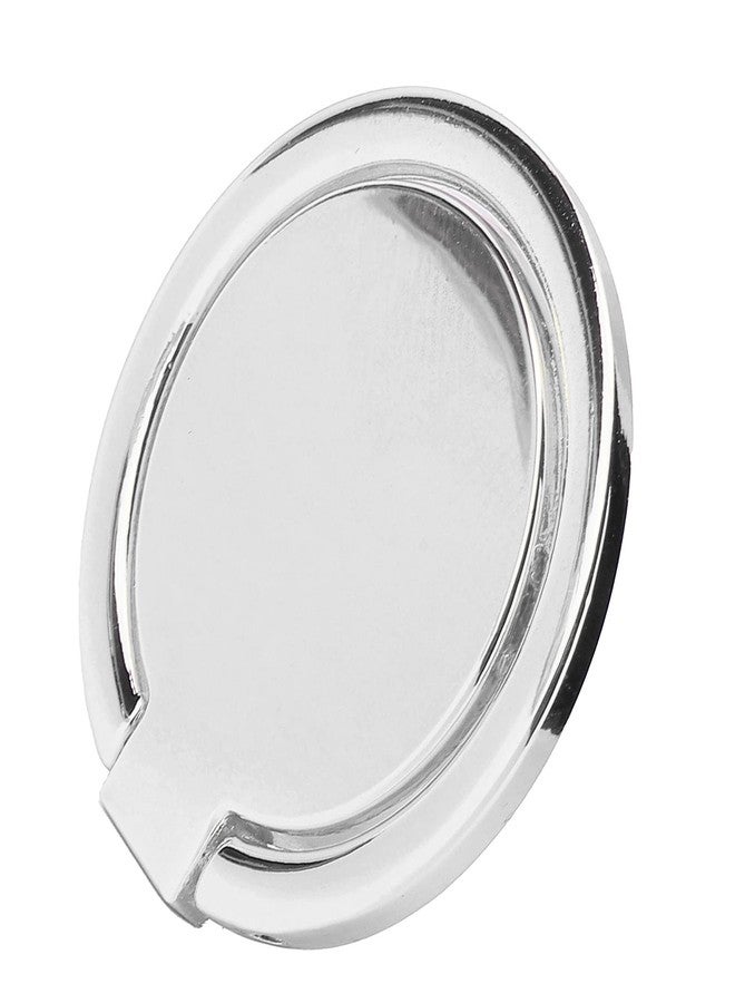 Yoidesu Phone Ring Holder, Mobile Phone Finger Ring Adjustable Metal Phone Holder Magnetic Car Mount for Mobile Phones and Tablets(Silver) - Image 1
