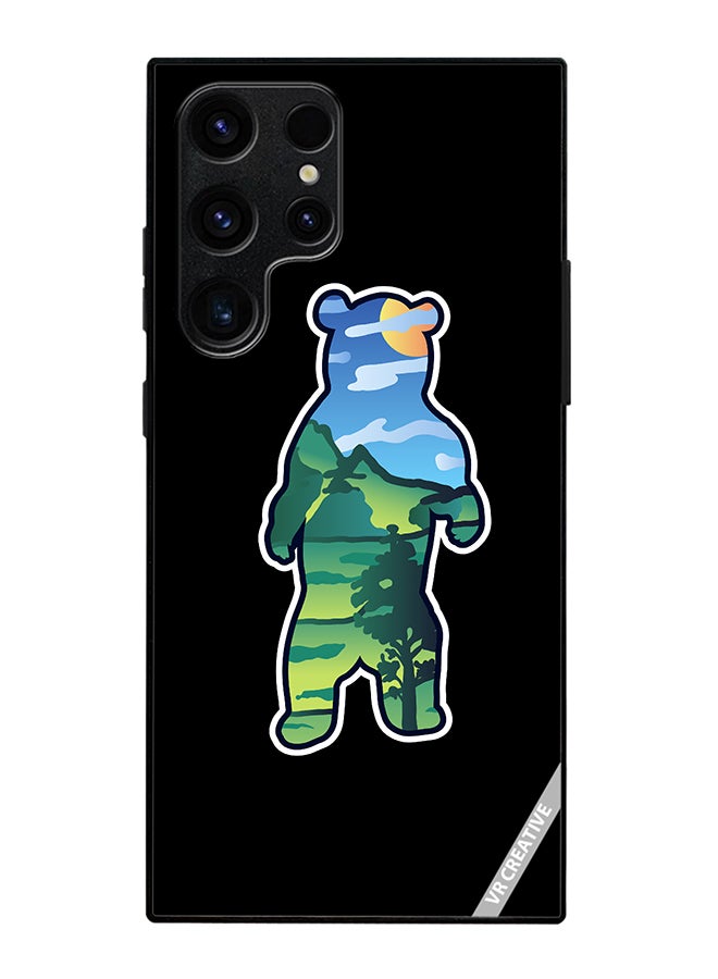 VR CREATIVE Protective Case Cover For Samsung Galaxy S25 Ultra Wild Bear Design Multicolour