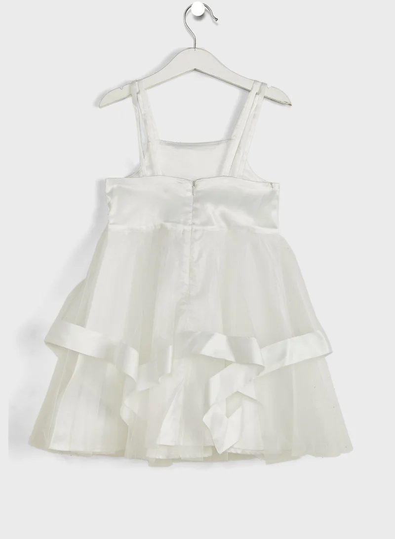 Chi Chi London Girls Kids Tulle Layered Dress