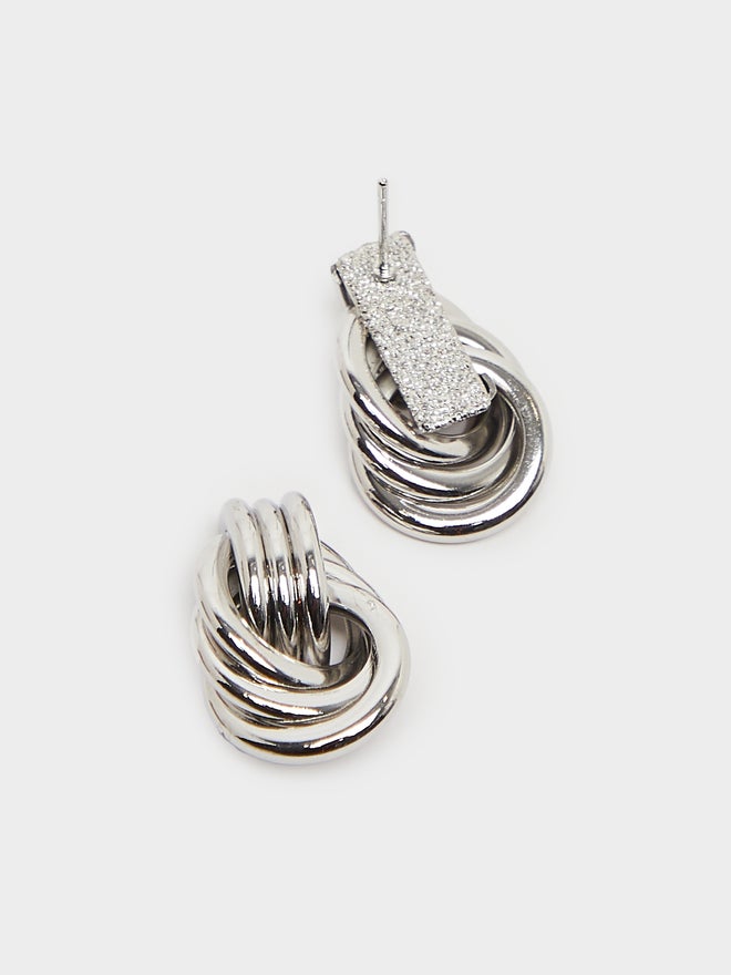 Styli Styli Oval Swirl Stud Earrings  - Image 4