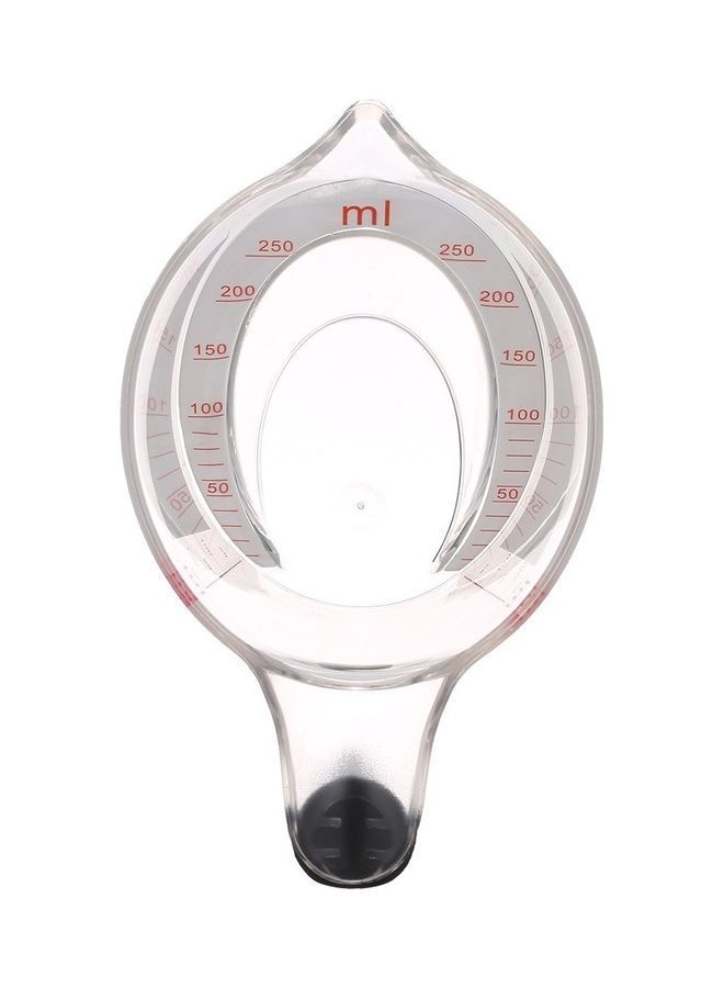 NIBEMINENT Graduated Measuring Hair Tint Mixing Cup Clear/Black 250ml  - Image 3