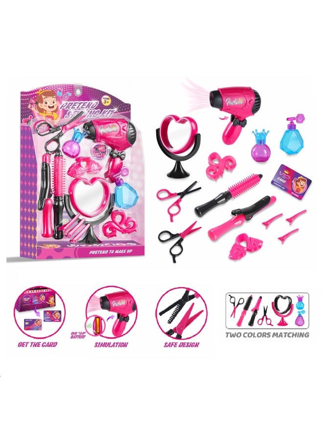 Play House Children's Accessories Cosmetics Dressing Up Toy Set Simulation Hairdressing Makeup Girl Toys-Color:Female Doctor Toy - Image 3