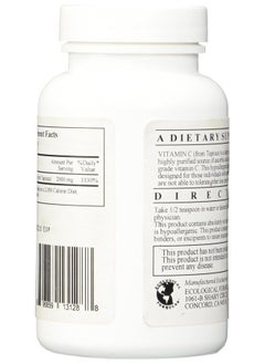 Ecological Formulas Vitamin C from Tapioca 150 GMS [Health and Beauty] 