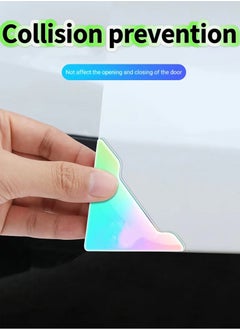 Generic 6PCS Car Door Corner Edge Guards, Anti-Collision Auto Door Corner Protector Sticker, Anti-Scratch Door Corner Bumper Sticker, Car Accessories for SUV Truck  - Image 2
