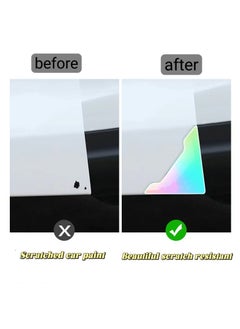 Generic 6PCS Car Door Corner Edge Guards, Anti-Collision Auto Door Corner Protector Sticker, Anti-Scratch Door Corner Bumper Sticker, Car Accessories for SUV Truck  - Image 3