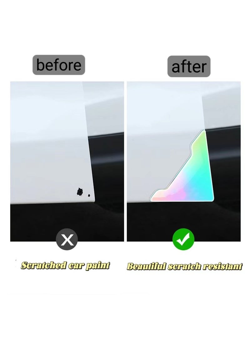 6pcs حراس حافة ركن باب السيارة ، ملصق واقي ركن الباب المضاد للعبادة ، ملصقات مصد ركن الباب المضاد للخلع ، ملحقات السيارات لشاحنة سيارات الدفع الرباعي - Image 3