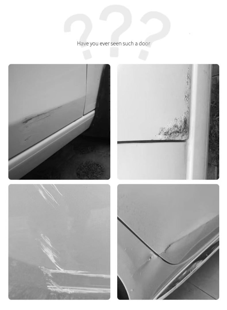 6pcs حراس حافة ركن باب السيارة ، ملصق واقي ركن الباب المضاد للعبادة ، ملصقات مصد ركن الباب المضاد للخلع ، ملحقات السيارات لشاحنة سيارات الدفع الرباعي - Image 4