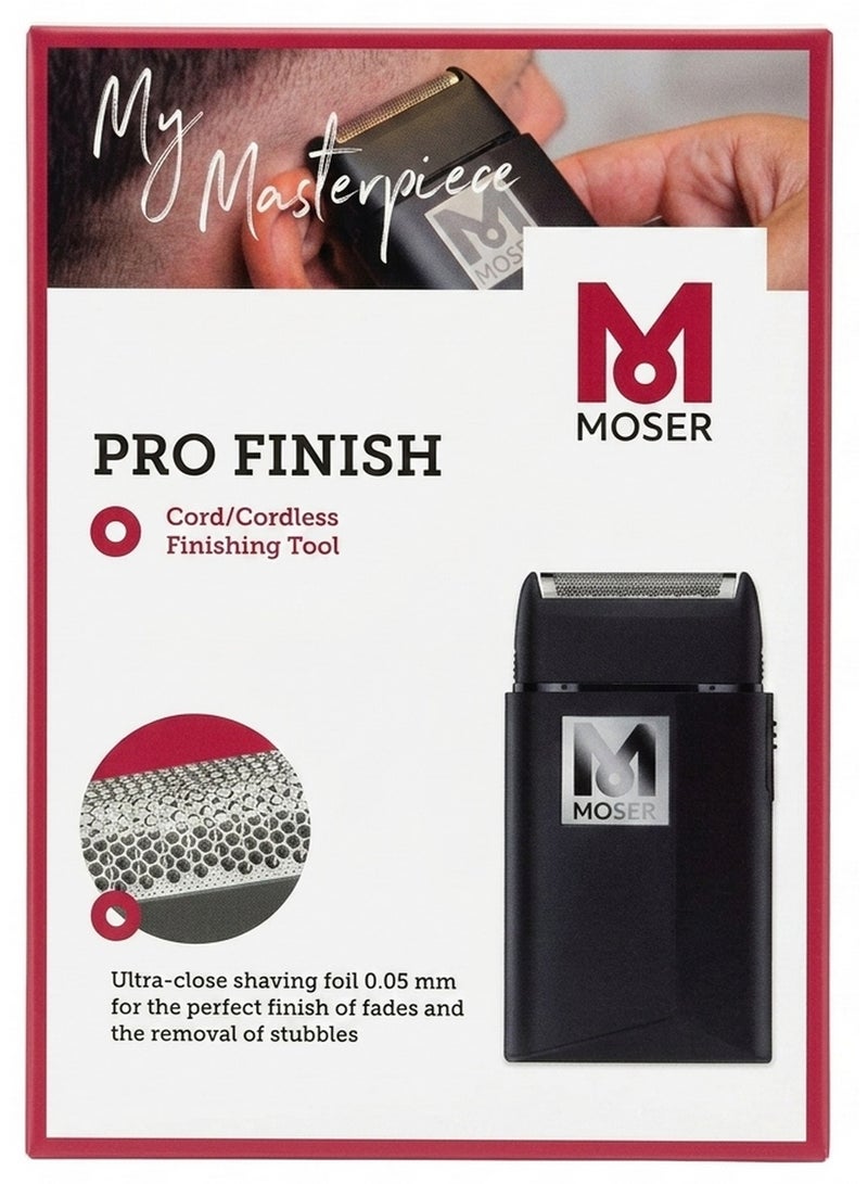 MOSER Pro Finish Cordless Mobile Shaver For Men Ultra Close 0.05 Mm Shaving Foil 0.05mm - Image 1
