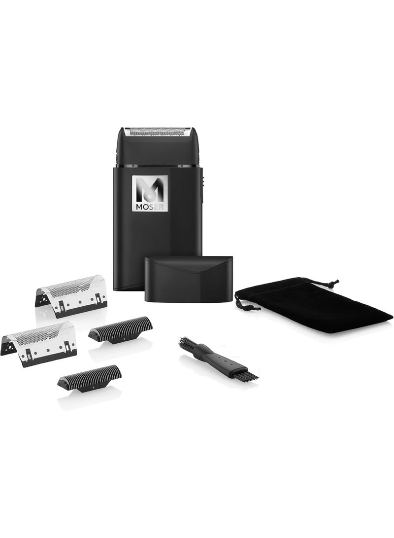 MOSER Pro Finish Cordless Mobile Shaver For Men Ultra Close 0.05 Mm Shaving Foil 0.05mm - Image 2