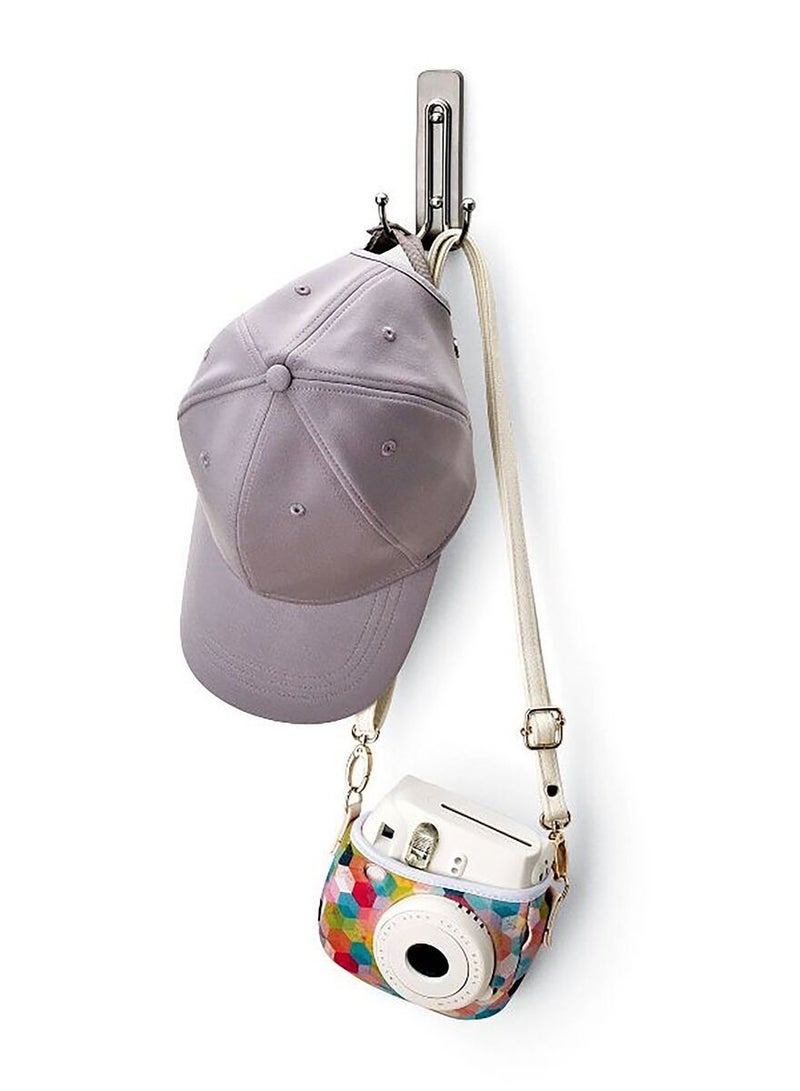 Command Large Brushed Nickel Double Hook Silver - Image 3