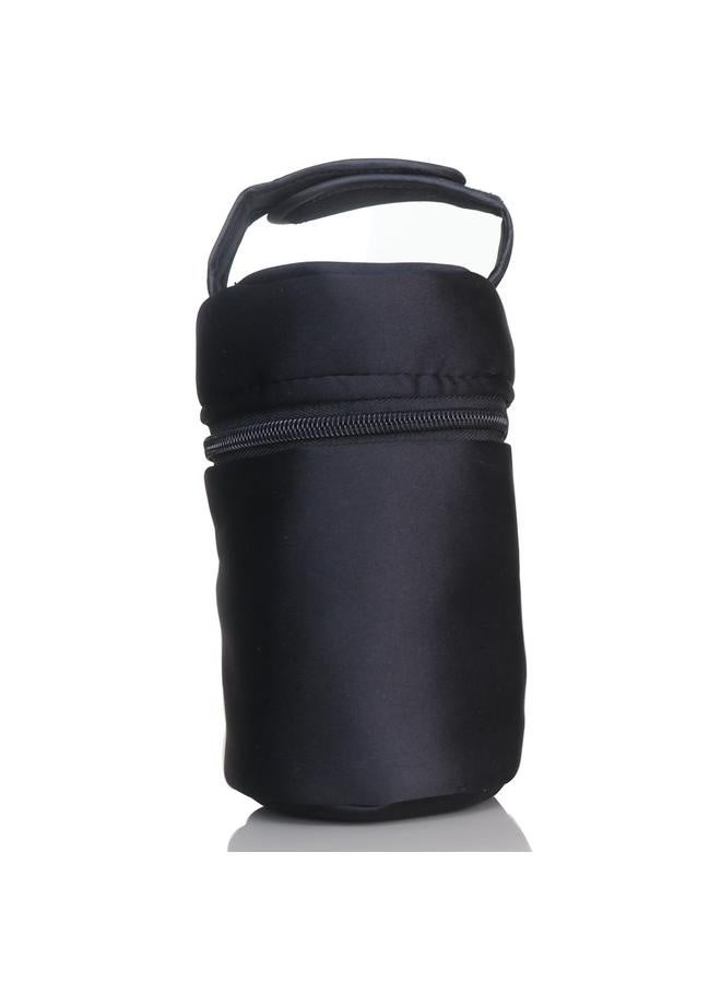 Insulated Travel Baby Bottle Bag & Cooler - 1 Count-Closer To Nature On The Go Insulated Travel Bottle Bags Black - Image 1