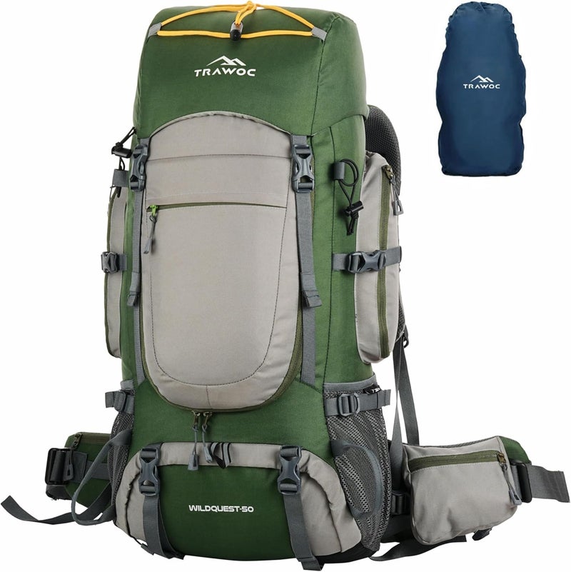 TRAWOC WILDQUEST 50L Travel Backpack - Image 1