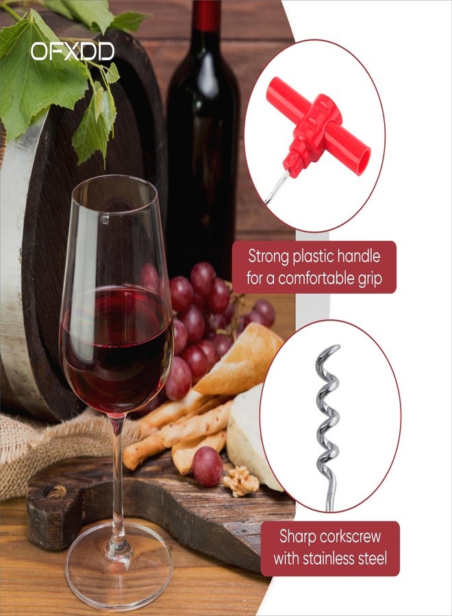 أوف إكس دي دي فتاحة زجاجات نبيذ جيبية محمولة - فتاحة نبيذ بلاستيكية للسفر - فتاحة زجاجات نبيذ صغيرة للتخييم - طقم من قطعتين - Image 4