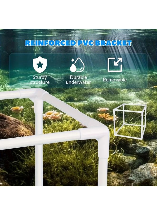 10 Inch 21pcs Heavy Duty Anti Clogging Pond Filter Box With Nylon Media Mesh - Image 5