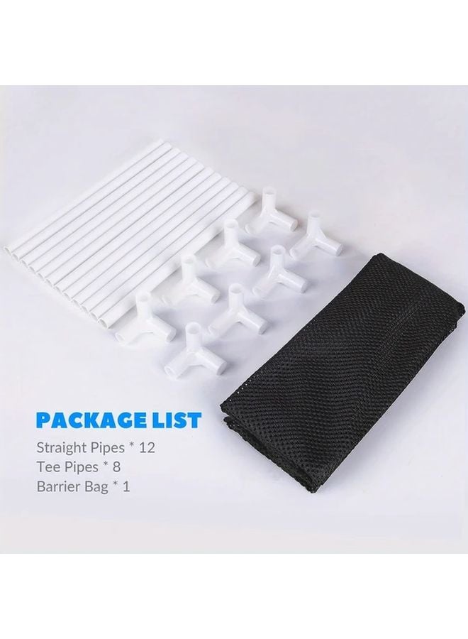 10 Inch 21pcs Heavy Duty Anti Clogging Pond Filter Box With Nylon Media Mesh - Image 1