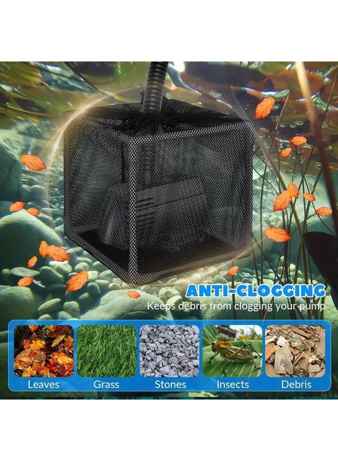 10 Inch 21pcs Heavy Duty Anti Clogging Pond Filter Box With Nylon Media Mesh - Image 3