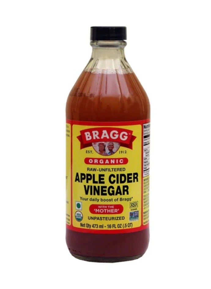 Bragg Organic Apple Cider Vinegar With The 'Mother' 16 Fl Oz 473 Ml