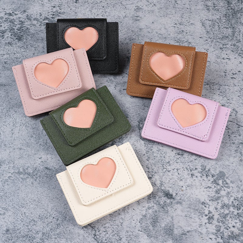 Multifunctional Solid Color PU Leather Wallet, RFID Blocking Design Portable Daily Storage Purse for Cards Cash Coin Business Use - Image 3