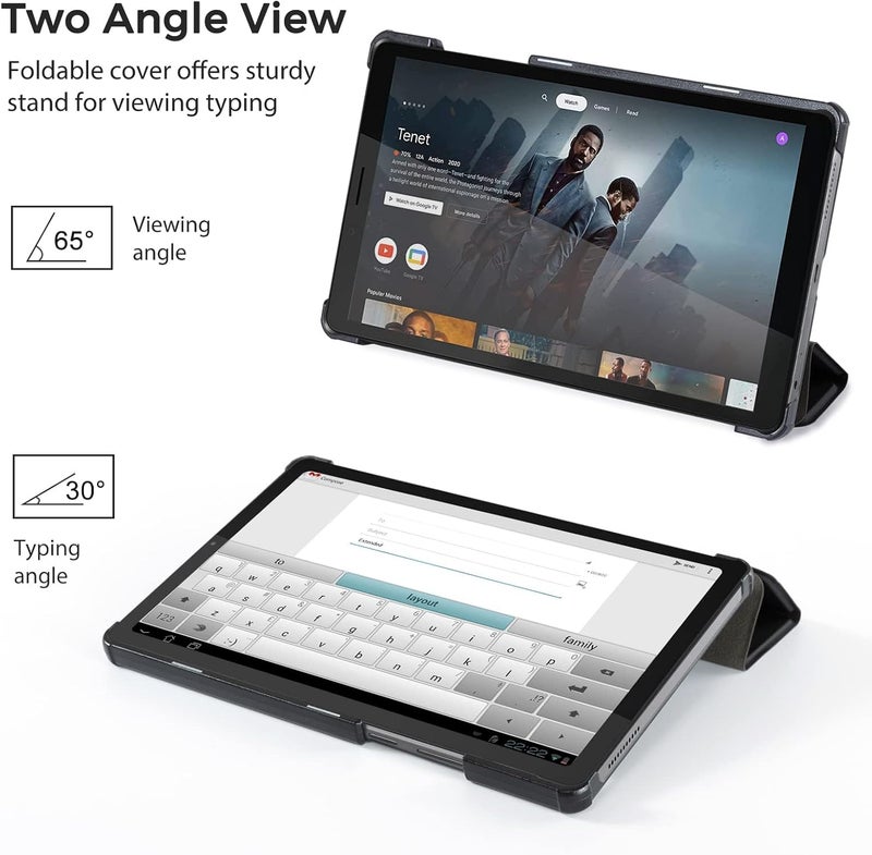 إكسفور جراب لجهاز Lenovo Tab M9 2023 من الجيل الأول مقاس 9 بوصات، جراب واقٍ ذكي ذو حامل رفيع وغطاء خلفي صلب لجهاز Lenovo Tab M9 2023 - Image 3