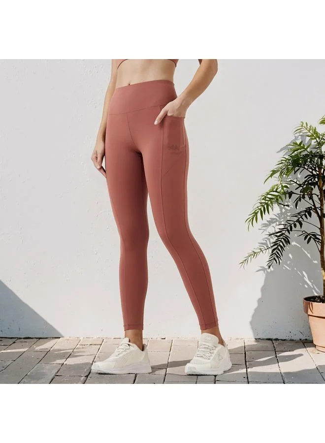 Kappa Kappa Panelled Leggings with Pocket