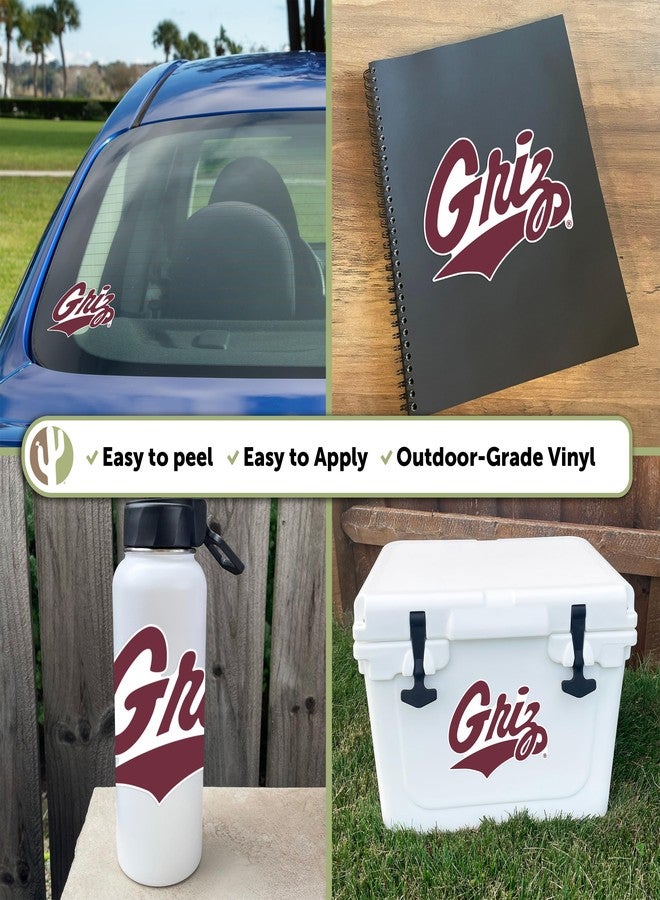 Desert Cactus University of Montana Sticker Grizzlies UM Griz UMont Vinyl Decal Laptop Water Bottle Car Scrapbook (IND 7) - Image 2