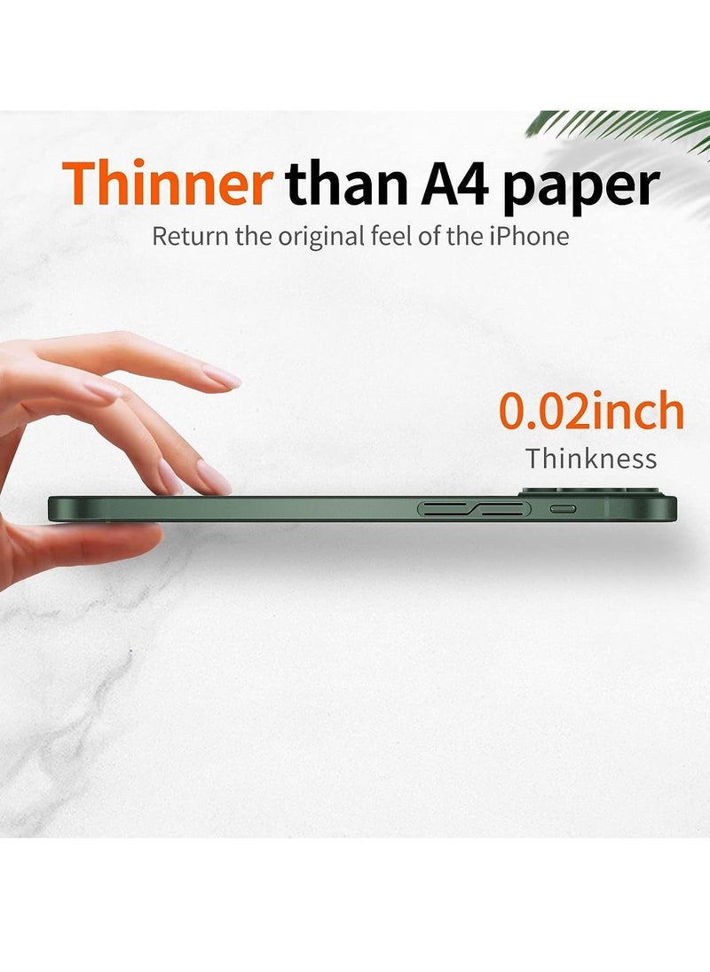 iPhone 13 Pro Max Slim Case,Paper-Thin Matte Finish Skin Back Case [Anti-Fingerprints& Non Yellowing] Ultra Protective Cover - Image 2