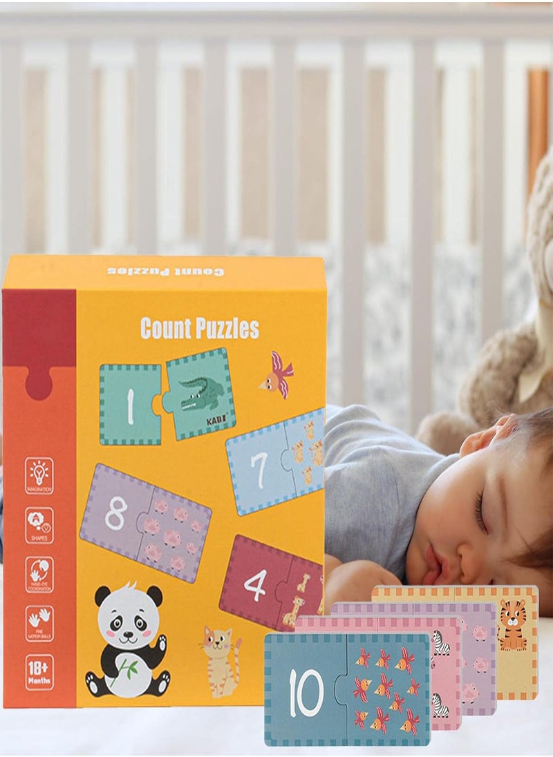 GGOOT - Animal Matching Puzzle | Two Piece Matching Puzzles With Aesthetic Illustrations For,Matching Puzzle Enhance Sense Of Recognition And Matching Ability - Image 1