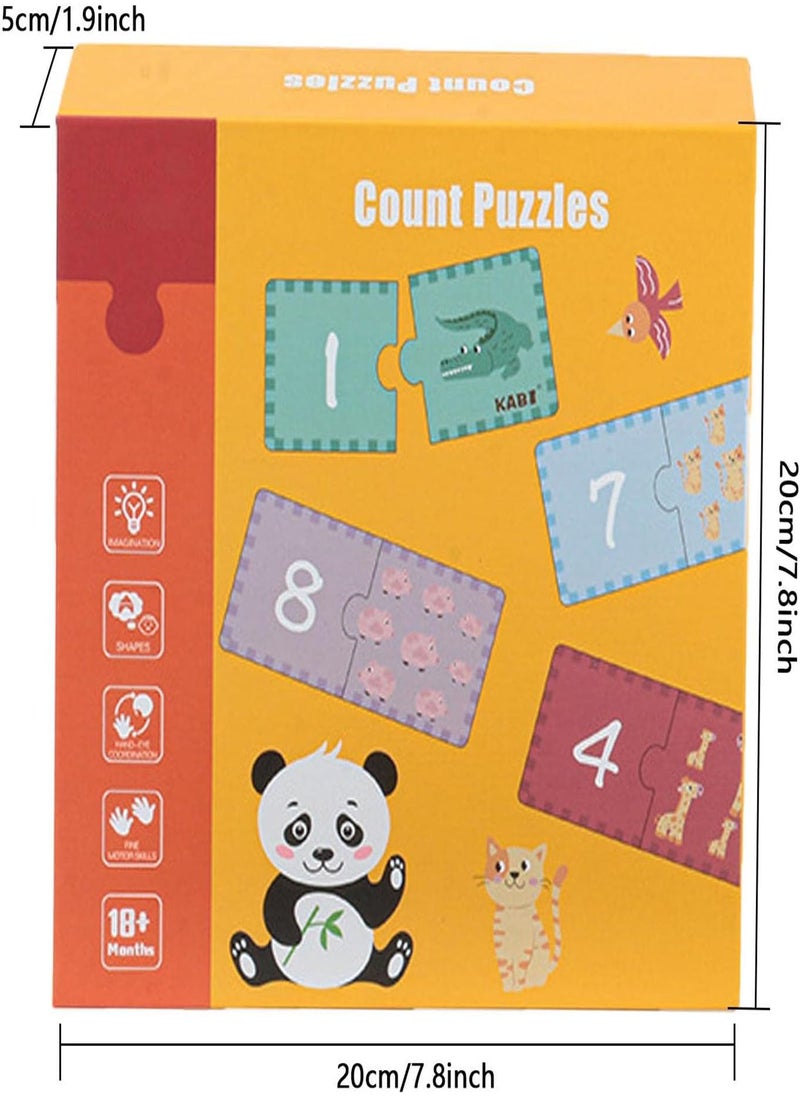 GGOOT - Animal Matching Puzzle | Two Piece Matching Puzzles With Aesthetic Illustrations For,Matching Puzzle Enhance Sense Of Recognition And Matching Ability - Image 1