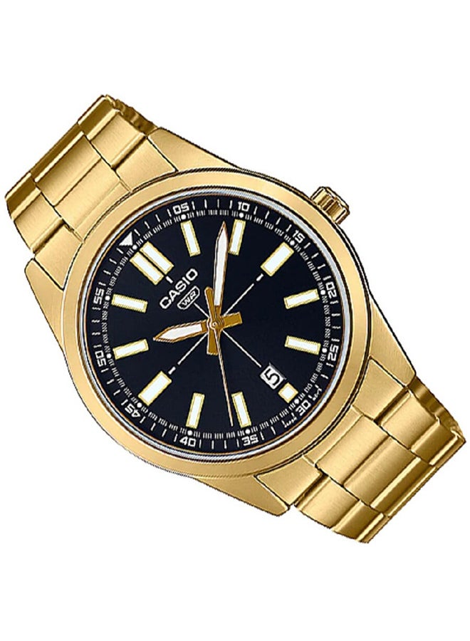 CASIO ساعة يد تناظرية من الستانلس ستيل MTP-VD02G-1EUDF - Image 2