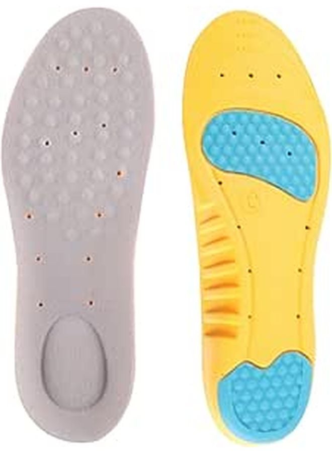 High Elastic Memory Foam Sports Insoles Men Women Breathable Shock Absorption Sweat Absorption Running Basketball Shoe Pads Size M 38 41 - Image 1