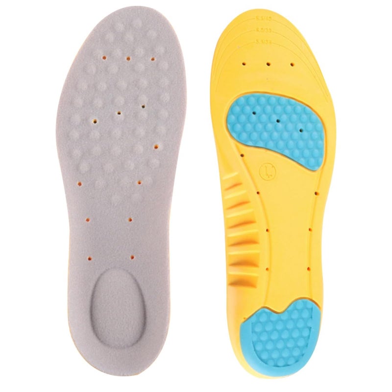 High Elastic Memory Foam Sports Insoles Men Women Breathable Shock Absorption Sweat Absorption Running Basketball Shoe Pads Size M 38 41 - Image 2