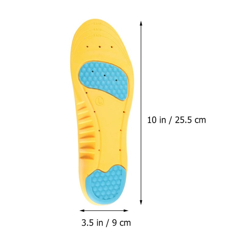 High Elastic Memory Foam Sports Insoles Men Women Breathable Shock Absorption Sweat Absorption Running Basketball Shoe Pads Size M 38 41 - Image 3