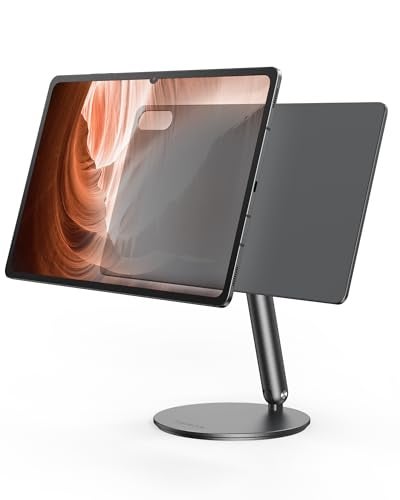LULULOOK Magnetic Stand for Samsung Galaxy Tab S11 Ultra 2025 ONLY, Foldable & 360° Rotating Floating Desk Holder with S-Pen Holder for Samsung Galaxy Tab 14.6 inch SM-X930 - Image 1