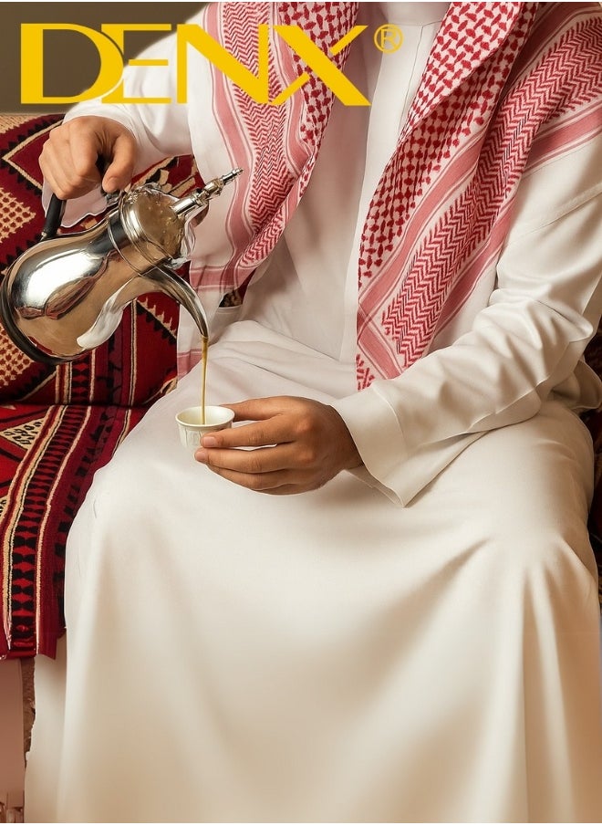 طقم دلة قهوة سعودية مع إبريق شاي كهربائي من DENX موديل DX3410 – سعة دلة القهوة 1 لتر، إبريق الشاي 1.2 لتر، مصنوع من الستانلس ستيل عالي الجودة، قاعدة تسخين مزدوجة بشاشة تحكم رقمية، تصميم أنيق وعصري لتحضير القهوة والشاي بسهولة وأناقة