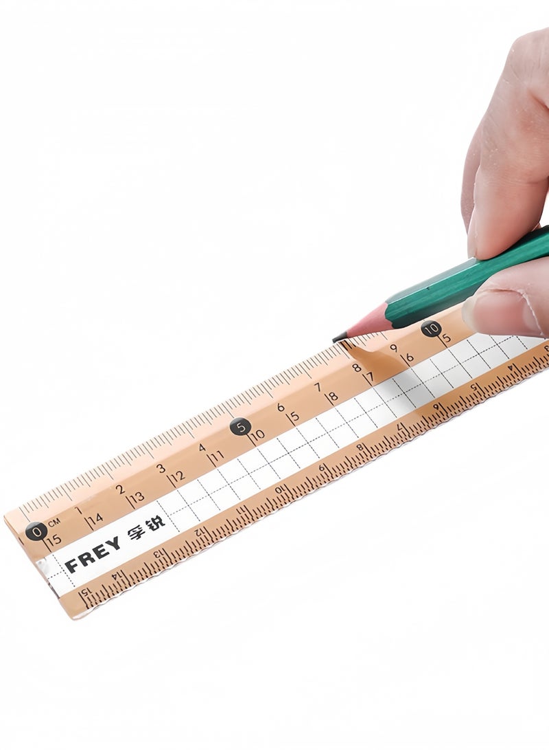 فراي مجموعة أدوات هندسة الرياضيات - مسطرة، بوصلة، ومنقلة لرسم الطلاب - لوازم مدرسية وقرطاسية - Image 3