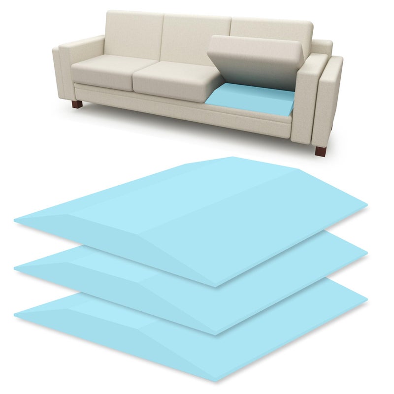 Tromlycs Sofa Cushion Support for Sagging Seat Trapezoidal Furniture Seat Under Couch Cushion Sag Repair Set of 3