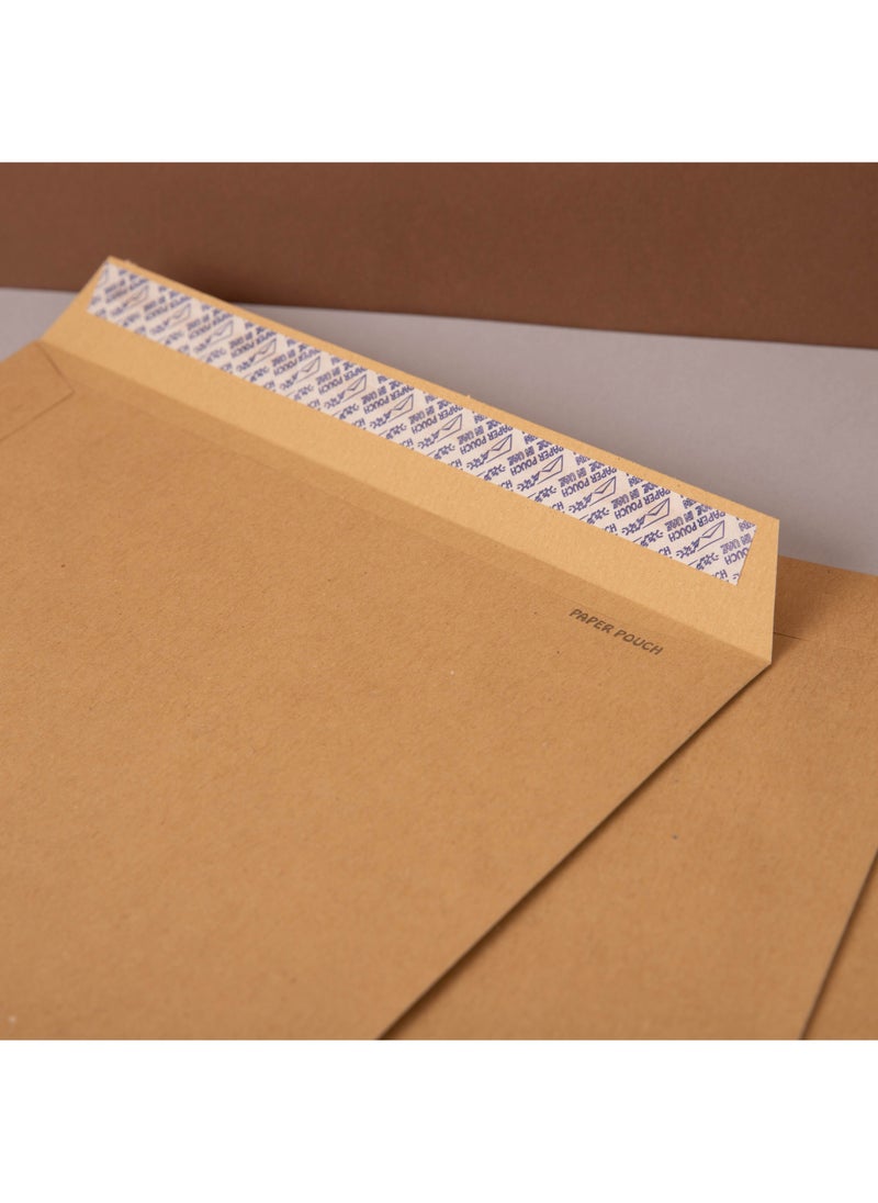 بريما ظُرف ورقي ذاتي الإغلاق 10 × 12 بوصة | 250 قطعة في الكرتون، ظرف ورق متين للتغليف، تخزين الطعام والمنتجات، صديق للبيئة - Image 2