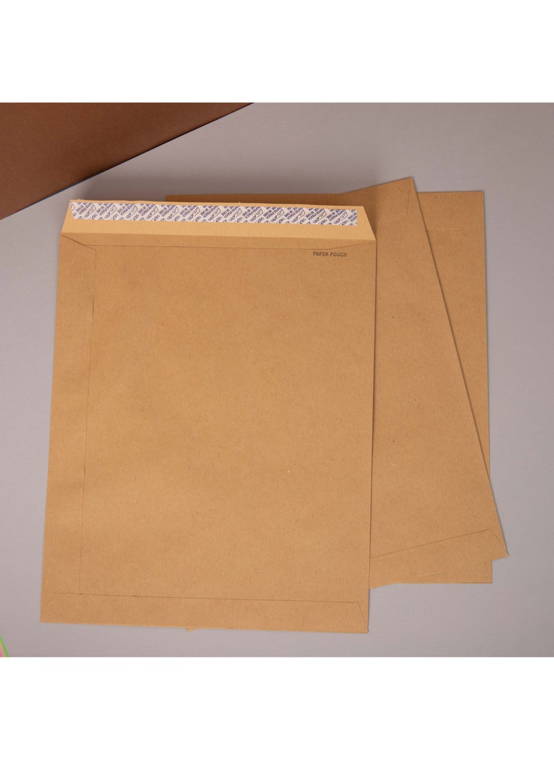 بريما ظُرف ورقي ذاتي الإغلاق 10 × 12 بوصة | 250 قطعة في الكرتون، ظرف ورق متين للتغليف، تخزين الطعام والمنتجات، صديق للبيئة - Image 3