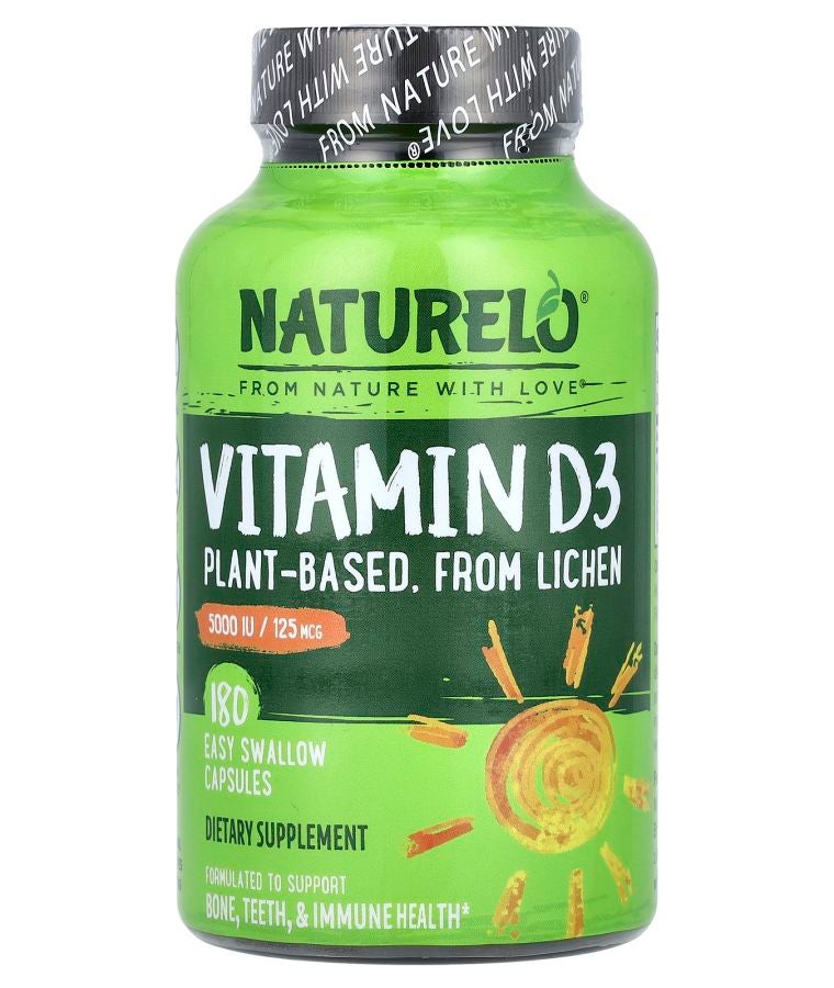 Vitamin D3 125 mcg (5000 IU) 180 Easy Swallow Capsules