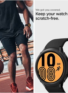 Spigen Liquid Air Armor Case Cover For Samsung Galaxy Watch 5 44mm - Matte Black  - Image 4
